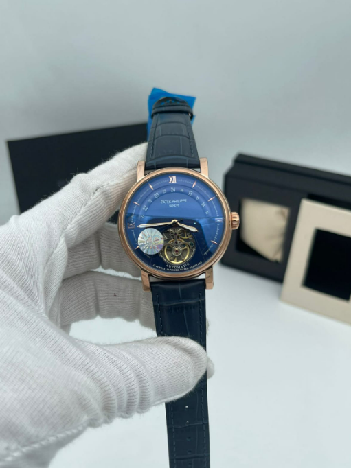 Patek Philippe Complications Blue Dial Tourbillon