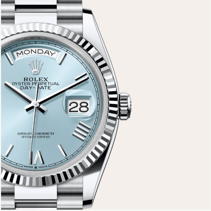 Rolex Day-Date 36 Oyster, Platin