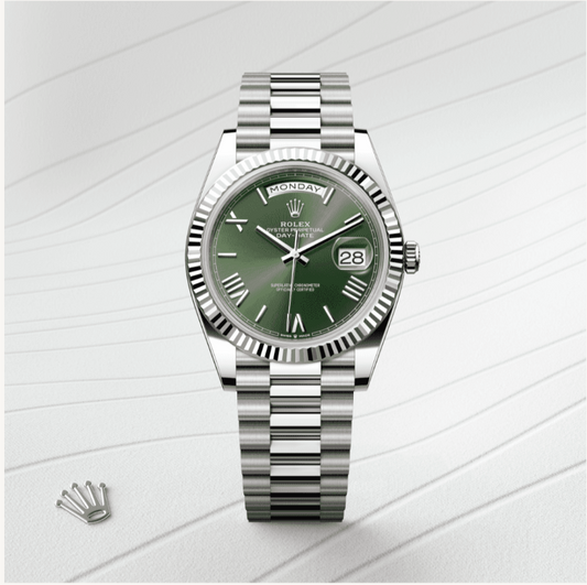 Rolex Day-Date 40 Oyster Beyaz Altın