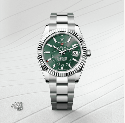 Rolex Sky-Dweller Oyster, Çelik ve Beyaz