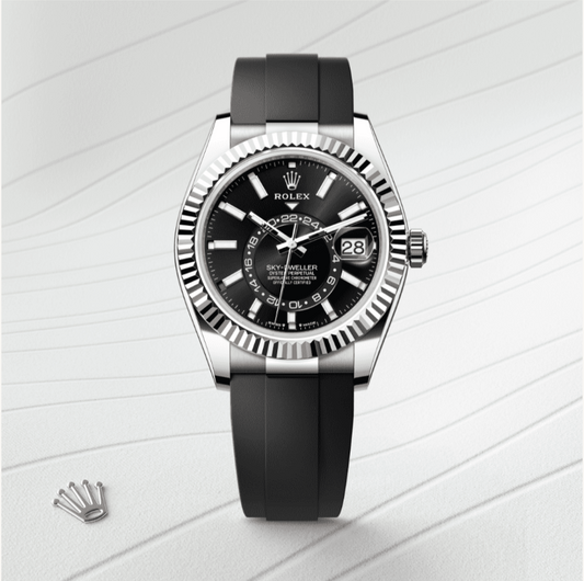 Rolex Sky-Dweller Oyster, Beyaz Altın