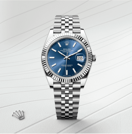 Rolex Datejust 41 Oyster, Oystersteel çelik ve beyaz