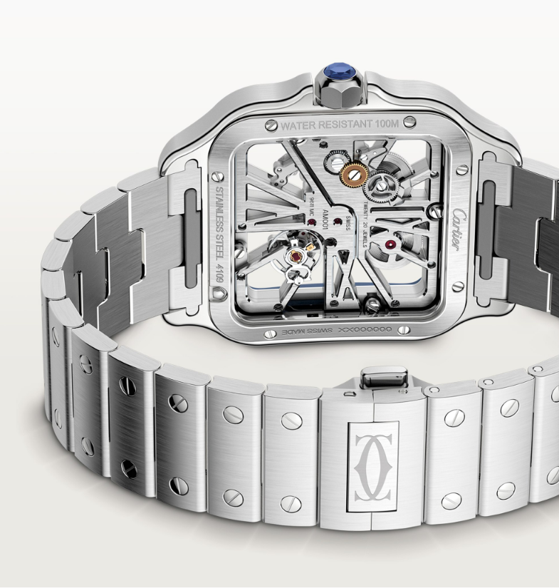 SANTOS DE CARTIER ISKELET SAAT