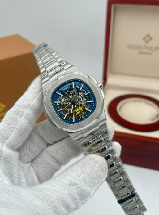 Patek Philippe  Nautilus Skeleton Blue Edition