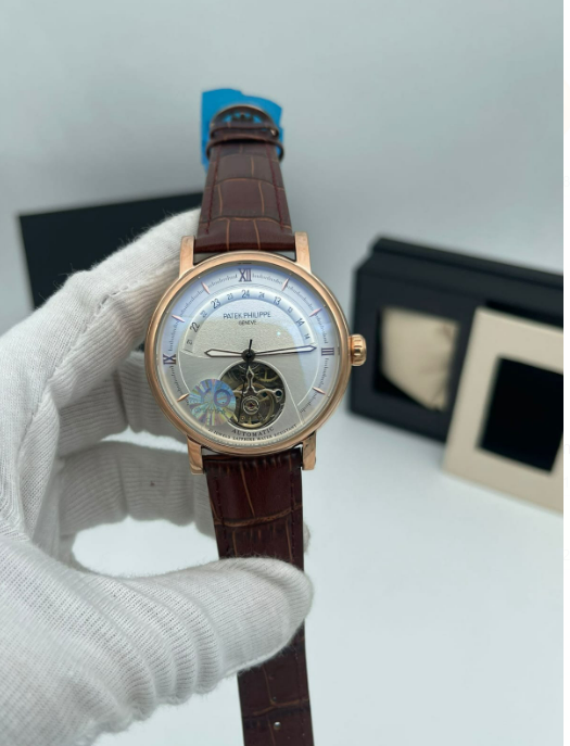 Patek Philippe: Complications Silver Dial Tourbillon