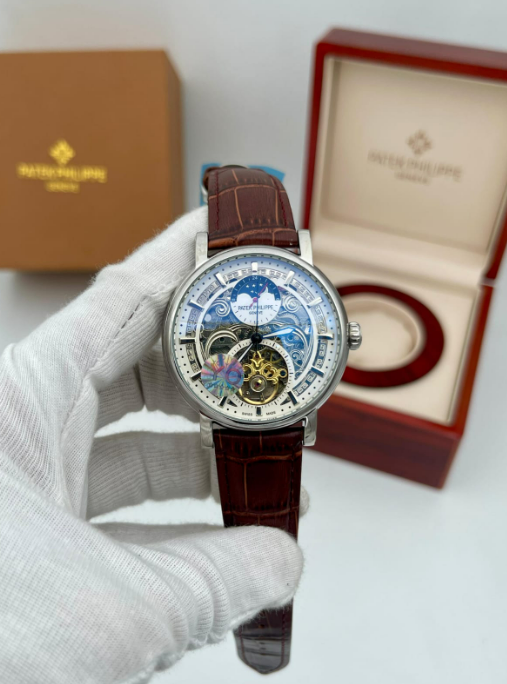 Patek Philippe  Grand Complications Skeleton Silver Moonphase