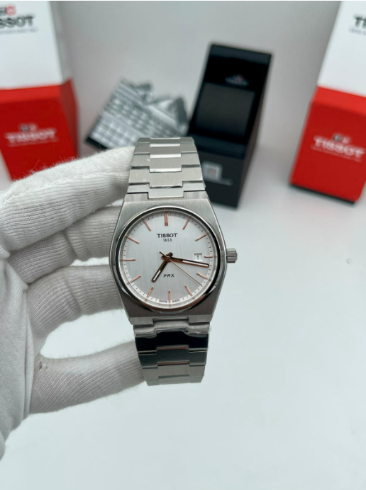 Tissot PRX Quartz Beyaz Kadran