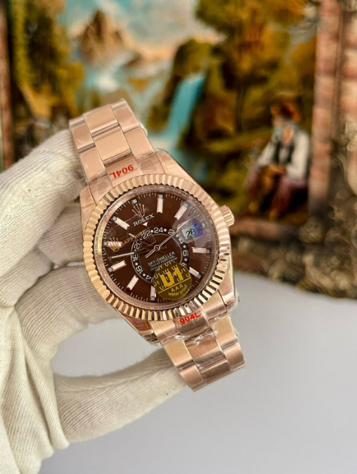 Rolex Sky-Dweller Rose Gold – Kahverengi Kadranlı Erkek Saat