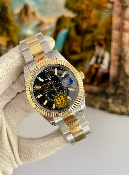 Rolex Sky-Dweller Siyah Kadran – İki Renkli Çelik ve Altın