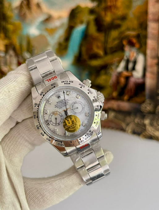 Rolex Daytona Beyaz Sedef Kadran Çelik Kronograf