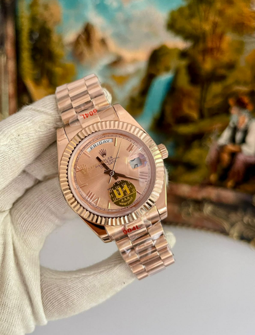 Rolex Day-Date Rose Gold Kasa ve Bilezikli