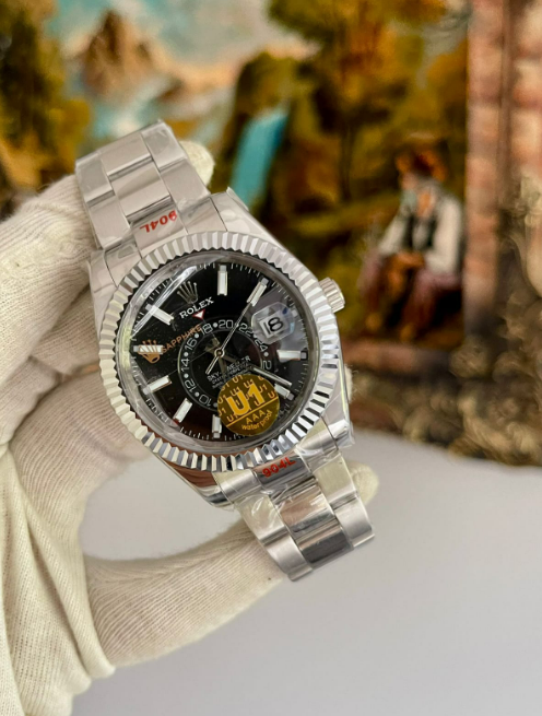 Rolex Sky-Dweller Siyah Kadran Çelik