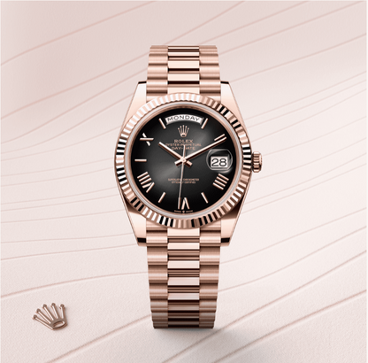 Rolex Day-Date 40 Oyster, Everose Altın