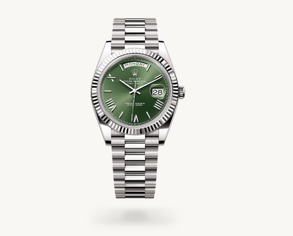 Rolex Day-Date 40 Oyster Beyaz Altın