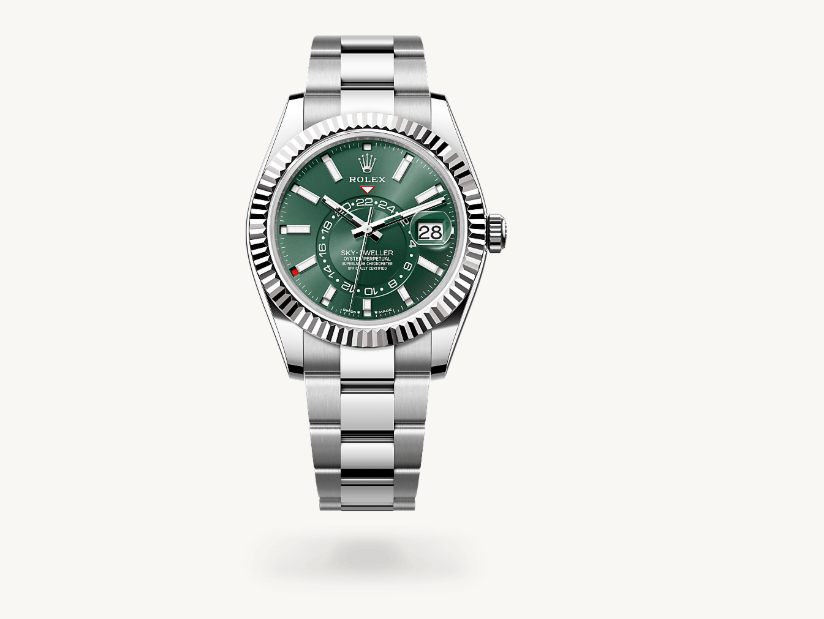 Rolex Sky-Dweller Oyster,  Çelik ve Beyaz