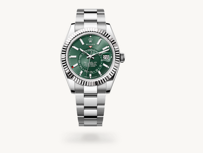 Rolex Sky-Dweller Oyster,  Çelik ve Beyaz