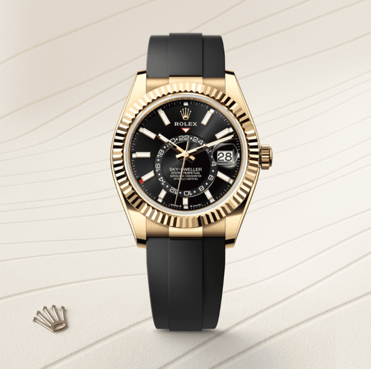 Rolex Sky-Dweller Oyster, Sarı Altın