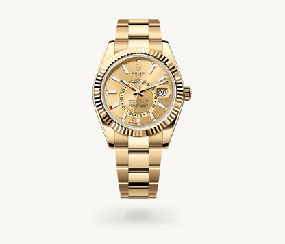 Rolex Sky-Dweller Oyster,Sarı Altın