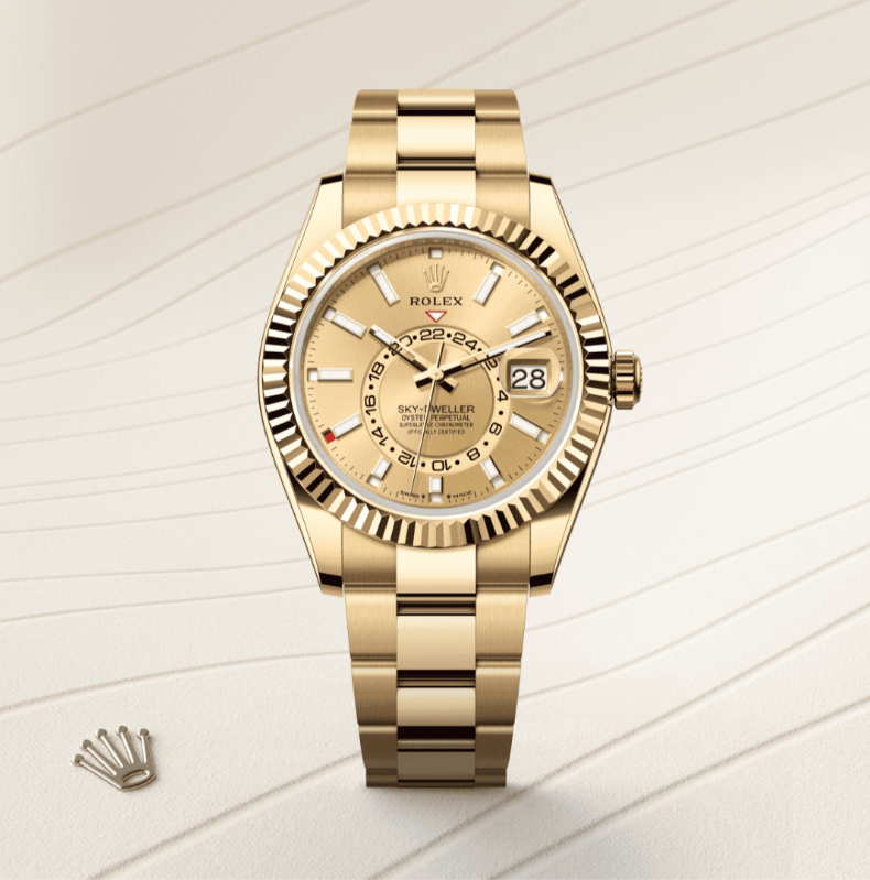 Rolex Sky-Dweller Oyster,Sarı Altın