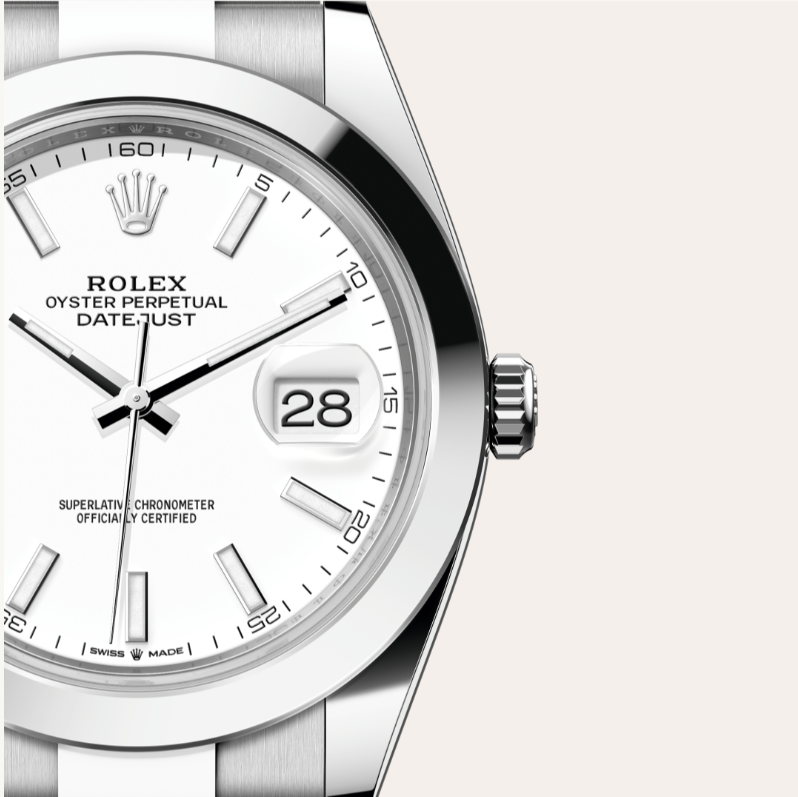 Rolex Datejust 41 Oyster, Oystersteel çelik