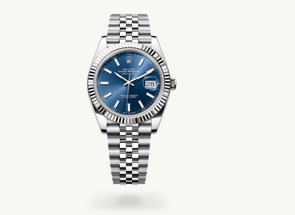 Rolex Datejust 41 Oyster, Oystersteel çelik ve beyaz
