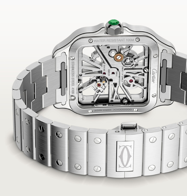 SANTOS DE CARTIER ISKELET SAAT