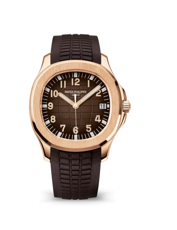 Patek-Style Aquanaut – Chocolate Brown Rose Edition