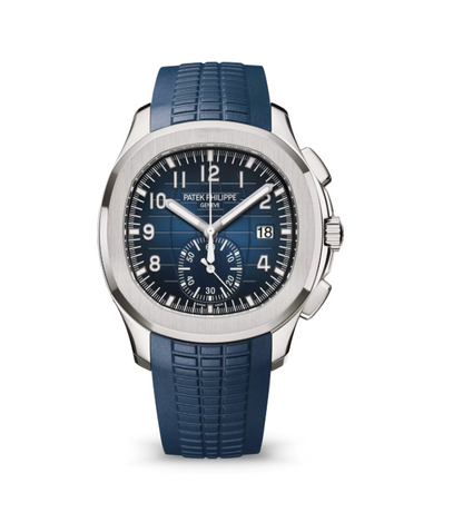 Patek-Style Aquanaut Chrono – Navy Rubber Sport Edition