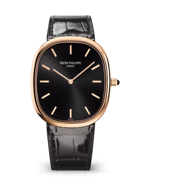 Patek-Style Ellipse – Black Minimal Elegance Edition