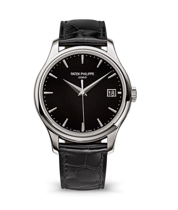 Patek-Style Calatrava – Black Ultra Minimal Edition