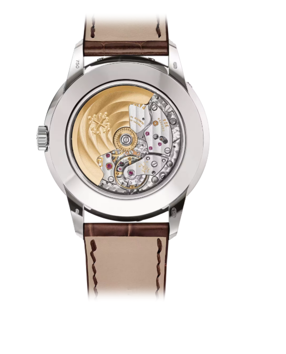 Patek-Style Classic Calendar – Salmon Elegance Edition