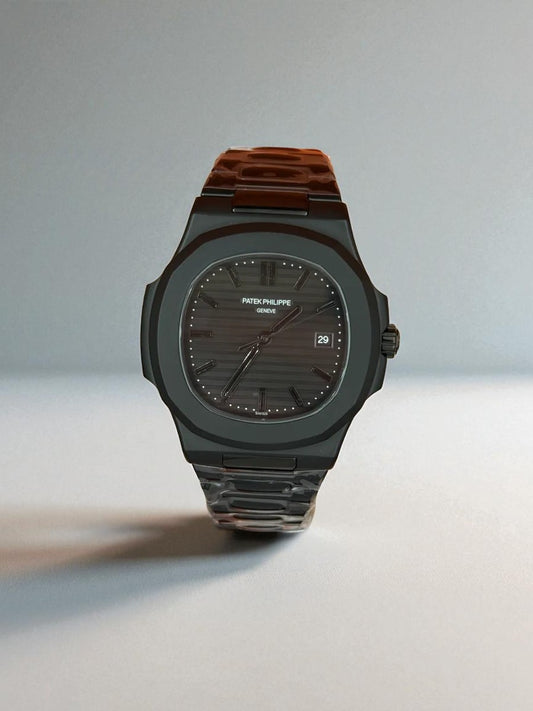 Patek Philippe Nautilus – Full Black (Siyah Kasa, Kadran ve Bilezik)
