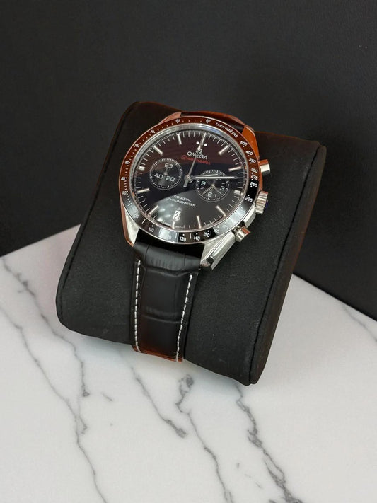 Omega Speedmaster Co-Axial Chronometer – Siyah Kadran, Deri Kayışlı