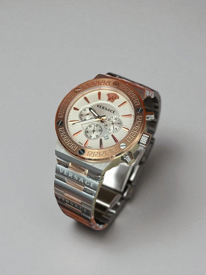 Versace V-Race Chronograph Two-Tone