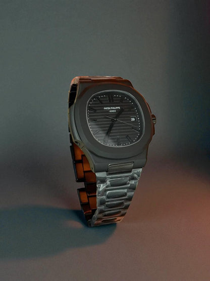 Patek Philippe Nautilus – Full Black (Siyah Kasa, Kadran ve Bilezik)