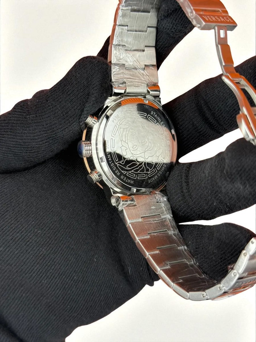Versace V-Race Chronograph Two-Tone
